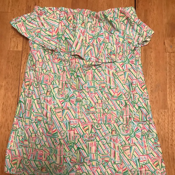 Lilly Pulitzer tube top -size XS, strapless - Picture 1 of 3